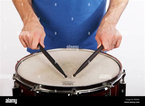 Snare Drum Technique Matched Grip Stock Photo Alamy