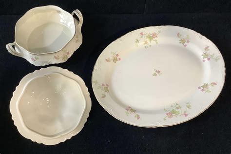 Lot Vintage Homer Laughlin Soup Tureen With Platter