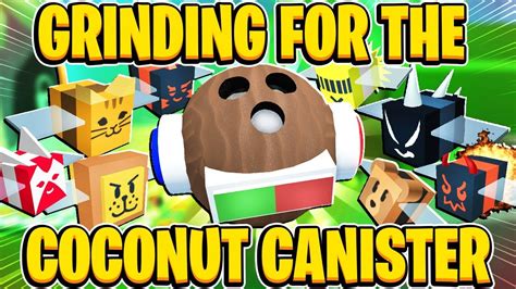 Grinding For The Coconut Canister In Roblox Bee Swarm Simulator Youtube