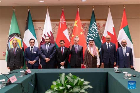 Chinese Fm Meets Foreign Ministers Of Gcc Countries Xinhua