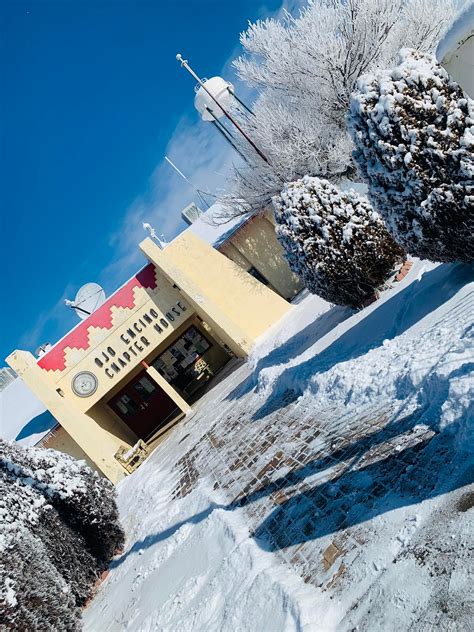 Some photos from the recent snow fall... - Ojo Encino Chapter
