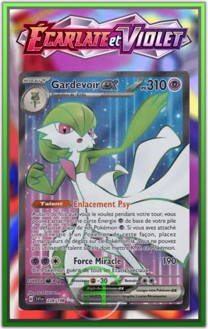 Gardevoir Ex Ev Carlate Et Violet Carte Pok Mon