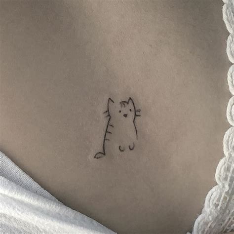 Tattoo Gato Minimalista Tatuajes