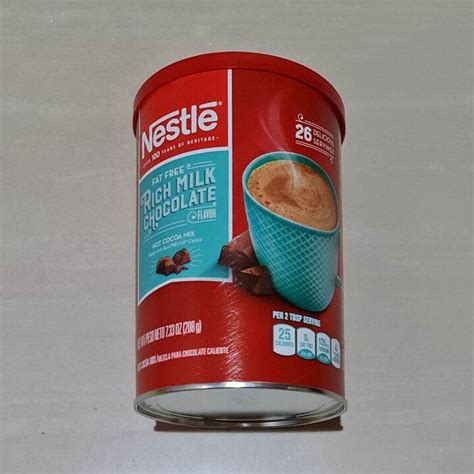 Nestle Fat Free Rich Milk Chocolate Hot Cocoa Mix Canister 208 Gram Lazada Indonesia
