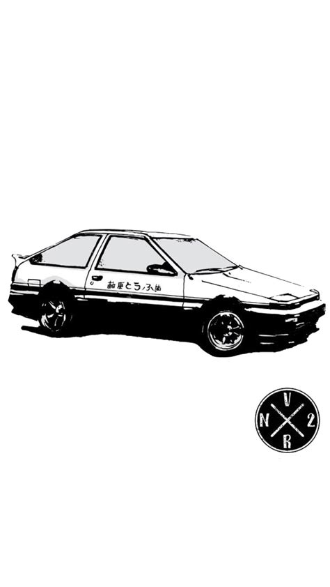 Eurobeat Intensifies Ae86 Kansei Dorifto Initial D Car Sticker By