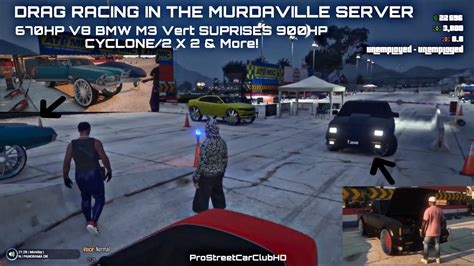 Pc Gta Fivem Drag Racing On The Murdaville Server V Bmw M Vert Vs