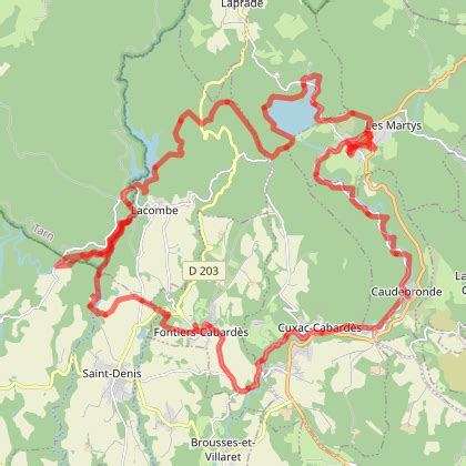 Parcours Vtt Circuit Vtt Montagne Noire Caudebronde