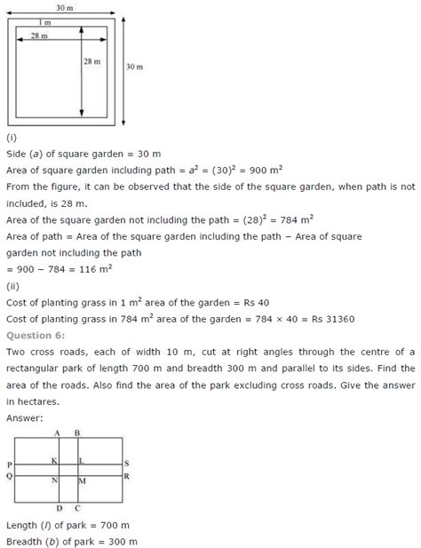 Ncert Solutions For Class 7 Maths Chapter 11 Perimeter And Area