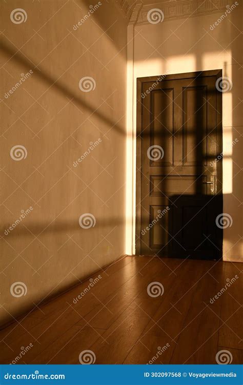 Door Shadows Wall Floor Portrait Stock Photo Image Of Wall Interior