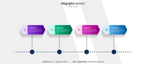 Premium Vector Free Vector Infographic Steps Concept Creative Banner