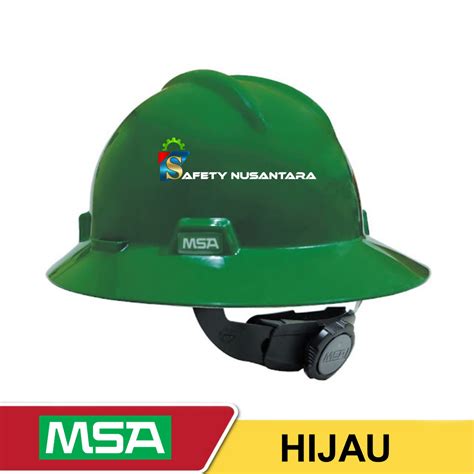 Jual Helm Safety MSA Fullbrim Original USA Lengkap Inner Fastrack Putar