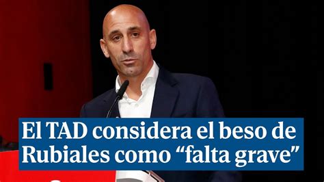 El TAD considera el beso de Rubiales a Jenni Hermoso sólo como conducta