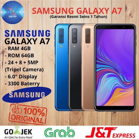 Jual Samsung Galaxy A7 New Ram 4GB Rom 64GB Garansi Resmi Samsung 1