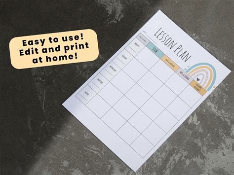 Early Childhood Lesson Plan Format 10