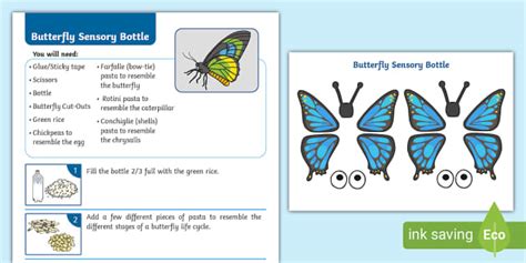 Butterfly Sensory Bottle Teacher Made Twinkl