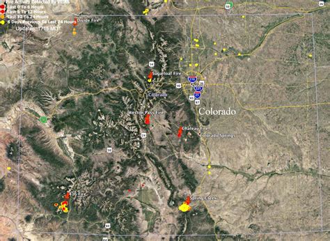 Colorado Wildfires Map