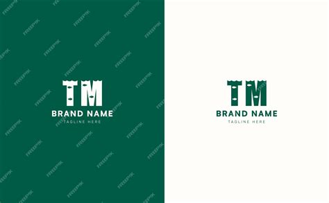 premium vector tm letters vector logo design