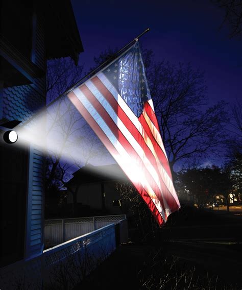 Outdoor Spotlights Flag Poles