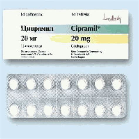 Cipramil 20 Mgs 14 Pilules Achètent De Lantidépresseur Un Inhibiteur