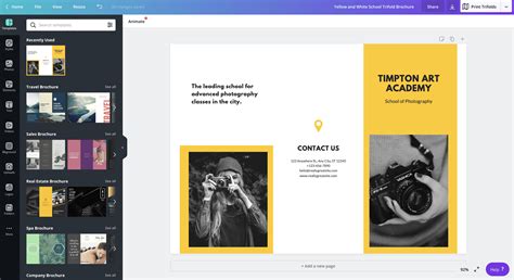 How to create a trifold brochure | Canva