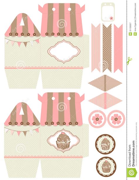 7 Best Images of Cupcakes Boxes Templates Printable Free - Free Cupcake ...