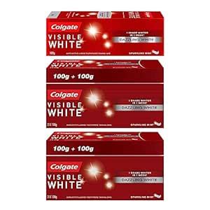 Buy Colgate Visible White Teeth Whitening Toothpaste G Gm X