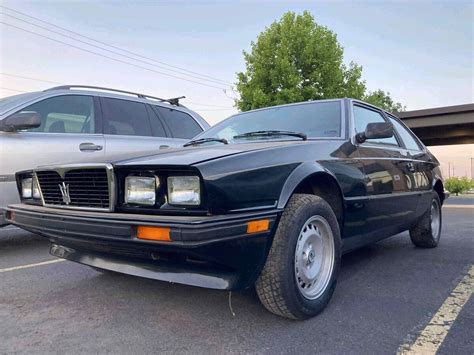 1985 Maserati Biturbo Sedan Black Rwd Automatic For Sale