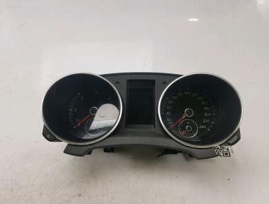 Odometer Used Volkswagen GOLF 5K0920872A GPA