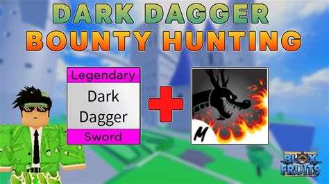 Best Dark Dagger Dragon Talon One Shot Combo Bounty Hunt L Roblox