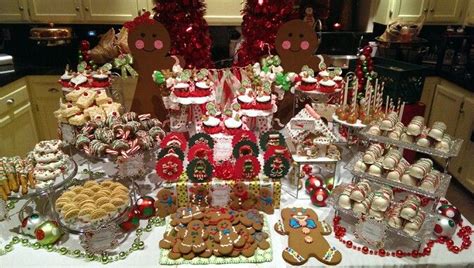 Christmas Dessert Buffet For A Holiday Party By Sweet Celebrations And