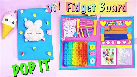 HAZLO TÚ MISMO FIDGET BOARDIdeas Lindas y Animadas de Fidget Toys