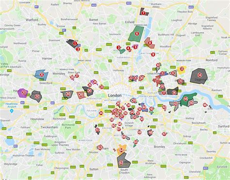 Maps Reveal The Territories Of Londons 80 Plus Gangs Daily Mail Online