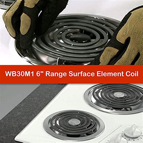 Wb30m1 6 Range Stove Burner Top Surface Burner Element Set Replacement For Ge Hot Point Ken