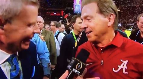 Nick Saban Post Game Interview Today