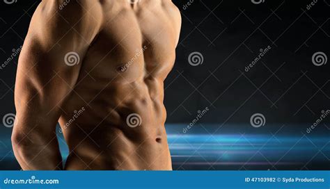 Bare Torso Naked Male Body Nude Guy Sexy Muscular Man Topless Fitnes Model Nude Abs