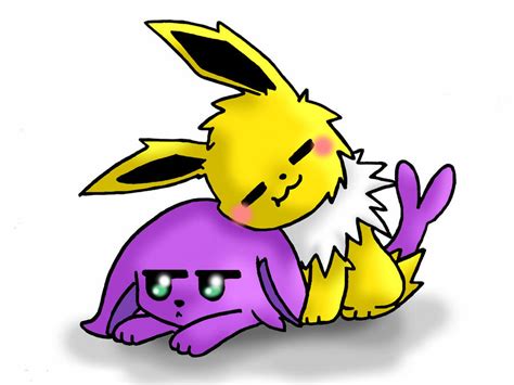 Espeon And Jolteon by alexdream12 on DeviantArt