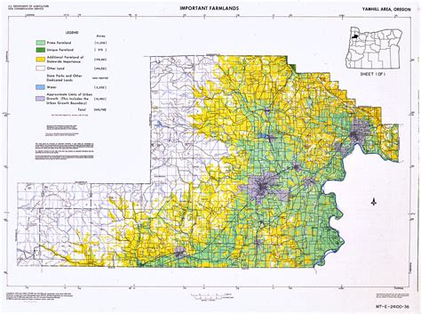 Yamhill Area Land Use Map