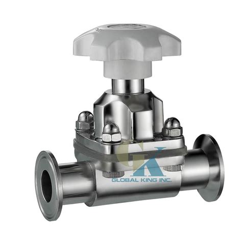 3 Sanitary Stainless Steel 316L Tri Clamp OD 91mm Diaphragm Valve