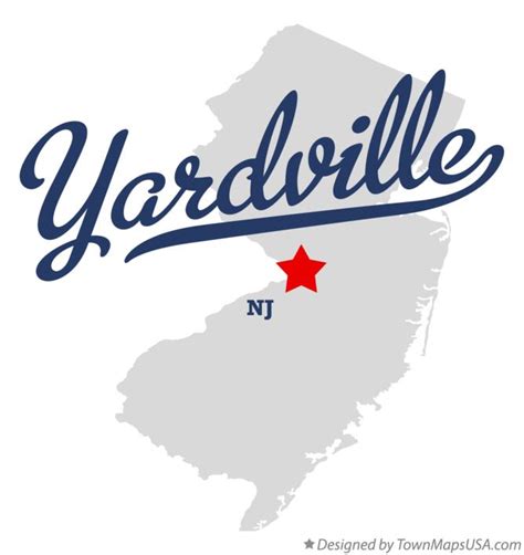 Map of Yardville, NJ, New Jersey