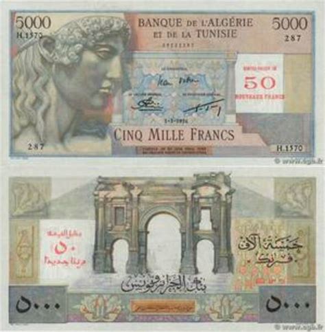 Nouveaux Franc On Francs Argelia Numista