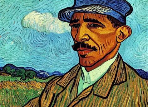 Painting Of Obama As A Farmer By Vincent Van Gogh Stable Diffusion