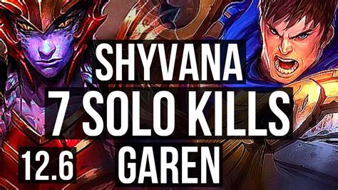 Shyvana Vs Garen Top 7 Solo Kills 2 0m Mastery 1200 Games 12 3