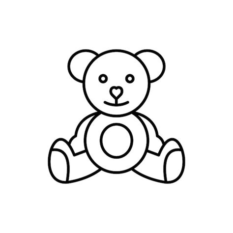 Cute Teddy Bear Outline Vectors And Illustrations For Free Download Freepik