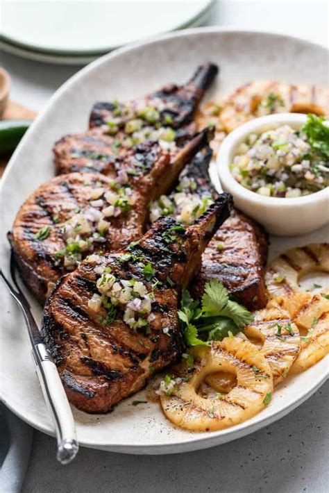 Pineapple Pork Chops Grilled Kitchen Confidante