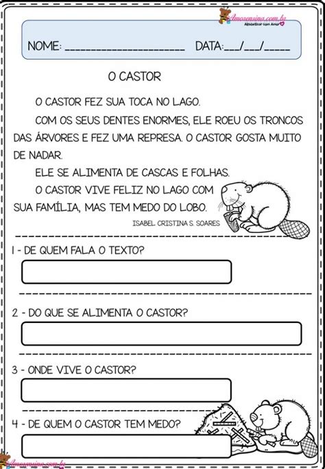 Textos Pequenos Para Leitura