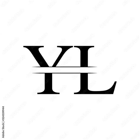 Initial Yl Logo Design Vector Template Creative Letter Yl Business Logo Vector Illustration