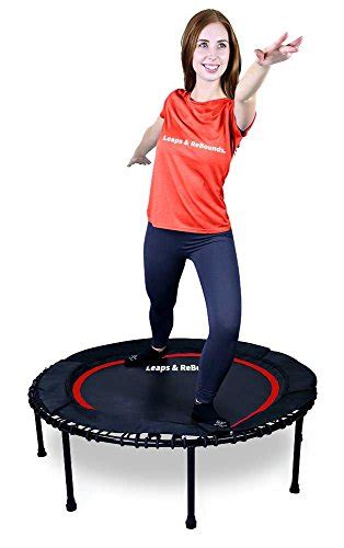 Buy Leaps & Rebounds Bungee Rebounder - In-Home Mini Trampoline - Safety Bungee Cover, 32 Latex ...