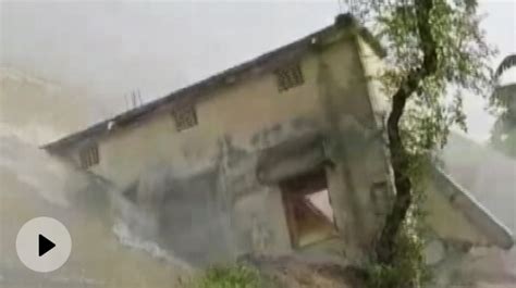 Shocking Video Shows House Being Washed Away In Bihar Due To Erosion