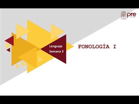 PRE SAN MARCOS 2020 1 SEMANA 3 Lenguaje Tema Fonología 1 YouTube