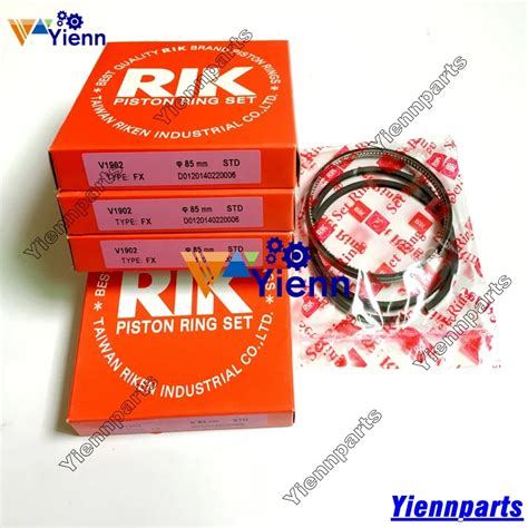 Kubota V1902 Piston Ring 19274 21050 STD Size For Kubota KH20 KH151